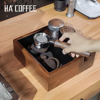 Breville – moulin à café rond en aluminium, métal inoxydable, Espresso multifonction, 4 en 1, boîte à frapper