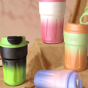 Mug de voyage personnalisé en acier inoxydable 14 oz, gobelet isotherme sous vide 316 avec couvercle réutilisable anti-fuite - Product Image 2