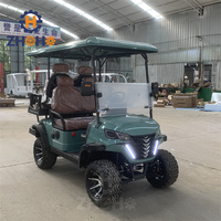 Voiture électrique chinoise 4 places UTV 4x4 ATV pour adultes, batterie au lithium 72v, 30-50 km/h, homologuée pour la route, voiturette de golf pour les terrains de golf et les hôtels