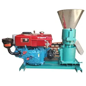 High quality electric start diesel engine animal feed pellet making machines for livestock and poultry feed