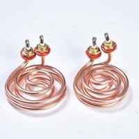Tube chauffant à spirale, élément chauffant en cuivre/acier inoxydable SANTIAN ST10-01 pour chauffage électrique personnalisé