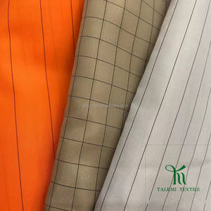 В наличии 48 цветов 210 т Антистатическая Добби 1,0 полосатая сетка 1,7 полосатая медицинская Рабочая одежда водонепроницаемая ткань для автомобилей - Product Image 1