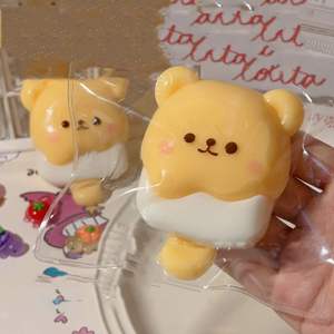 Jouet Squishy en forme d'ours à prix réduit - Super collant, portable, anti-stress, cadeau créatif pour enfants et adultes - Product Image 2