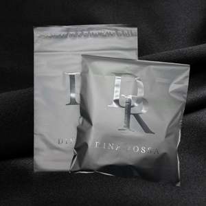 Custom Printed Frosted Matte Black Poly Shipping Mailer Plastic <b>Packaging</b> <b>Bags</b> with logo for Clothes and Garment <b>Packaging</b> <b>Bags</b> - Product Image 4