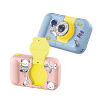 Cámara Infantil Popular con Pantalla HD de 2.4 Pulgadas, Sensor CMOS, MicroSD, Zoom Óptico 40x, Lente Gran Angular de 120°, Juguete de Regalo