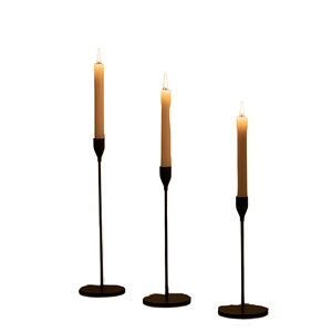 Metal <b>Candle</b> Holder <b>Taper</b> <b>Candle</b> Holder Elegant Tabletop Decor for Home Dining Table Wedding and Event Decoration - Product Image 1