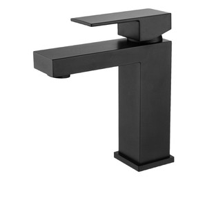 Modern Single Handle Basin Faucet Brass Deck Mounted Single Hole Hot Cold Water Tap For Bathroom Sink - Product Image 4
