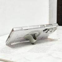 Étui de téléphone transparent pour PC pour S26 Ultra S25 Ultra S26 Plus, coque de protection avec porte-cartes et support de téléphone