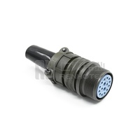 Connecteur circulaire MS4101A24-7S, 16 broches, raccord à baïonnette, prise aviation, olive drab