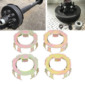 4 pièces de retenue d'écrou de broche de remorque Fixation sécurisée de l'écrou de broche de roue Remplacement pour l'écrou de blocage EZ-Lube 2 à l'essieu <span class=keywords><strong>8K</strong></span> Dexter - Product Image 3