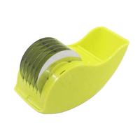 Nieuw Ontwerp Handleiding Groentesnijder Roestvrij Staal Ui Knoflook Noodle Kruid Roller Snijder Veilig Plastic Handvat Voor In Blokjes Snijden