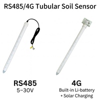 RS485 NUMÉRIQUE LORA LORAWAN GPRS 4G TUBE MULTI COUCHES CAPTEUR D'HUMIDITÉ ET DE TEMPÉRATURE DU SOL