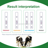 Kit de test rapide de grossesse bovine PAG pour usage vétérinaire, prix usine, test sur sang total et sérum pour la détection de l'élevage de bovins laitiers en ferme