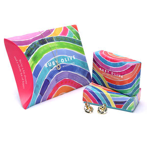 Cajas de Embalaje de Joyería de Lujo al por Mayor, Juego de Cajas Rígidas Personalizadas con Tapa y Base, Embalaje de Joyería con Laminación Mate y Logotipo en Relieve - Product Image 6