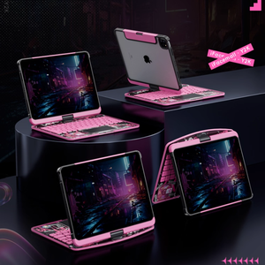 Custodia <span class=keywords><strong>con</strong></span> Tastiera IFacemall per <span class=keywords><strong>iPad</strong></span> 10.9 Pollici 2025 <span class=keywords><strong>con</strong></span> Porta <span class=keywords><strong>Penna</strong></span> e Retroilluminazione a 7 Colori, Tastiera Wireless Trasparente per <span class=keywords><strong>iPad</strong></span> 10.9 - Product Image 5