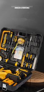 Ensemble d'outils <span class=keywords><strong>sans</strong></span> <span class=keywords><strong>fil</strong></span> avec perceuse à main 21V en acier CRV, personnalisable OEM pour la réparation de <span class=keywords><strong>jardin</strong></span>, de bureau et de maison - Product Image 6