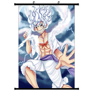 17 Styles Hot New Luffy Retro Poster Anime Sun God Nika HD Printing Esthétique Affiches Tenture Murale Photos pour la Décoration de la Chambre - Product Image 2