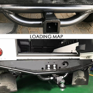 <span class=keywords><strong>Paraurti</strong></span> <span class=keywords><strong>Posteriore</strong></span> in Acciaio 4x4 per Accessori Land Rover Defender 110 90 Barra di Protezione <span class=keywords><strong>Posteriore</strong></span> Offroad - Product Image 4
