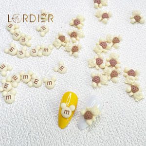 Accessoires Nail Art 2022, adorables ongles, breloques, <span class=keywords><strong>Mickey</strong></span>, ours, Kawaii, en résine, pour manucure - Product Image 2