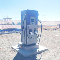 Système d'énergie solaire AEAUTO pour la recharge de voitures électriques, recharge rapide commerciale 160 kW CCS2 EV pour opérateurs de bus touristiques à montage au sol