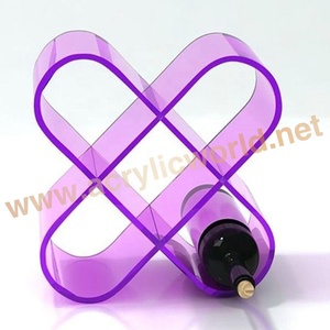 Exhibidor de Whisky Acrílico para 6 Botellas, Estante Moderno para Licores de Mostrador con Logotipo Personalizado para Tiendas Minoristas - Product Image 2
