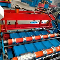 Máquina Formadora de Rollos Automática AVITA para Láminas de Metal Trapezoidales IBR, Perfiladora de Placas Trapezoidales para Techos