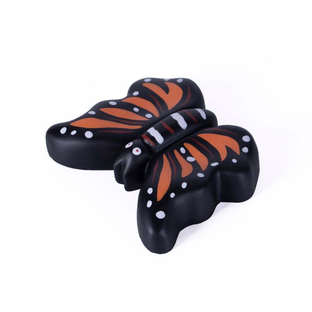Unisex Butterfly Shape PU Foam Stress Ball Squeeze Toys for Kids Aged 5 to 7 Years