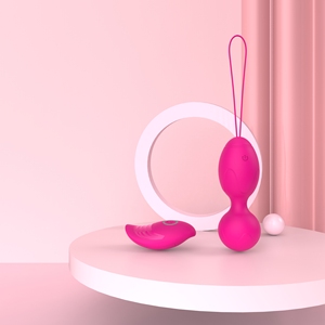 Giocattoli sessuali per adulti in Silicone per uso alimentare per donne che stimolano le palle della Vagina <span class=keywords><strong>con</strong></span> <span class=keywords><strong>vibratore</strong></span> a pallina d'amore indossabile a distanza - Product Image 1