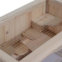 Chilochilo en bois Hamster Cage souris et Rat House petit habitat animal pour cochons d'inde Chinchillas avec dessus ouvrable