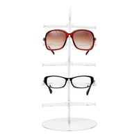 Support de lunettes de soleil, présentoir à lunettes, support de rangement, organisateur pour lunettes, présentoir en acrylique pour bijoux, lunettes, pour la vente, transparent