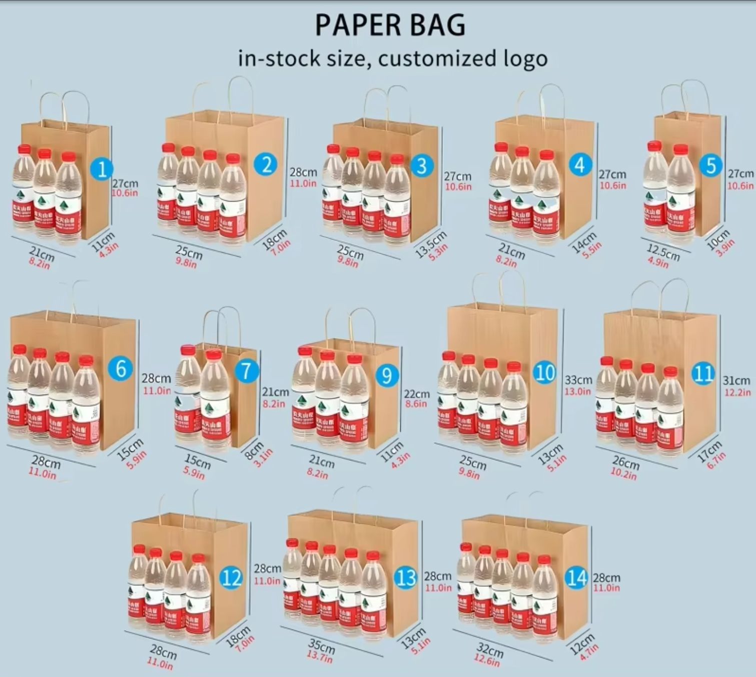 Kraft/Blanco/personalizado