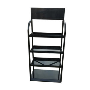 Espositore in metallo per negozio al dettaglio espositore per olio motore a 4 livelli per negozio di auto in vendita - Product Image 2