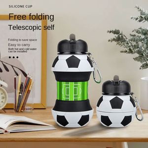 Gourde pliable en silicone et PP pour sports de plein air, design créatif, portable, anti-fuite, pour étudiants et enfants - Product Image 1