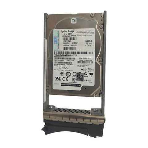 Second Hand SAS Server HDD 49Y2052 49Y2051 in Stock 49Y2052 600-GB 10K 6G 2.5 Internal SATA Aluminium Alloy 2.5&quot; Ssd Drives