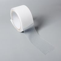 Bande antidérapante en PVC imperméable activée par l'eau, 4 pouces x 35 pieds, simple face, en caoutchouc translucide, pour marches d'escalier, tapis, enfants en bas âge