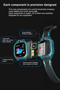 360 ° dönen Q19 2G ağ çocuklar SOS kamera ile akıllı saat çocuk Smartwatch bebek telefonu ses oyunu el feneri çalar saat - Product Image 5