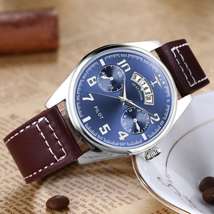 Montre chronographe mécanique automatique de luxe pour hommes, boîtier en céramique de 44.5mm, verre saphir, montre-bracelet lumineuse - Product Image 2