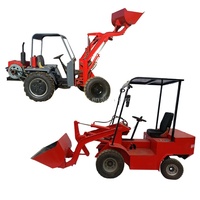 Kleine elektrische Mini-Traktoren mit Frontlader 220V 5 Tonnen Radlader Victory Motor Flach gewinde 300-500kg 1100kg 4 Stunden