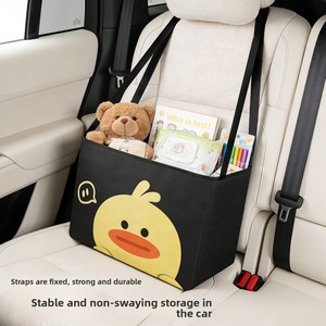Red de Almacenamiento para Auto, Bolsillo de Malla Oxford, Organizador Multifuncional Colgante de Gran Capacidad para el Asiento Trasero Central - Product Image 4