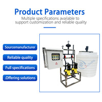 Système de dosage automatique de produits chimiques liquides (acides, alcalins, pH, chlore) pour machines de traitement de l'eau OEM 500L