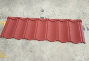 La Chine fabricant pas cher prix couleur pierre enduit métal acier bardeaux <span class=keywords><strong>de</strong></span> toiture feuille/tuiles avec Bach - Product Image 4