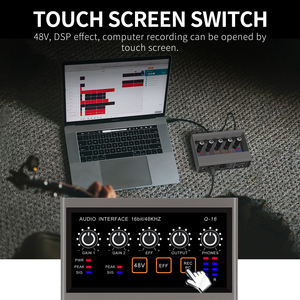 <span class=keywords><strong>Tarjeta</strong></span> <span class=keywords><strong>de</strong></span> <span class=keywords><strong>Sonido</strong></span> con Interfaz <span class=keywords><strong>de</strong></span> Audio USB <span class=keywords><strong>Profesional</strong></span> TopYun Q-16 con Micrófono con Cable <span class=keywords><strong>para</strong></span> Grabación en Estudio <span class=keywords><strong>de</strong></span> <span class=keywords><strong>PC</strong></span> - Product Image 6