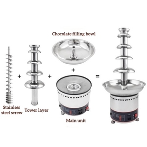 <span class=keywords><strong>Fontaine</strong></span> à <span class=keywords><strong>chocolat</strong></span> électrique professionnelle à 5/6 niveaux, design cascade, idéale pour les fêtes d'<span class=keywords><strong>anniversaire</strong></span> - Vente flash - Product Image 6