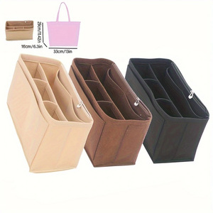 Op maat gemaakte logo-vilt organizer reistas binnenportemonnee draagbare opbergzak voor make-up opbergtas - Product Image 2