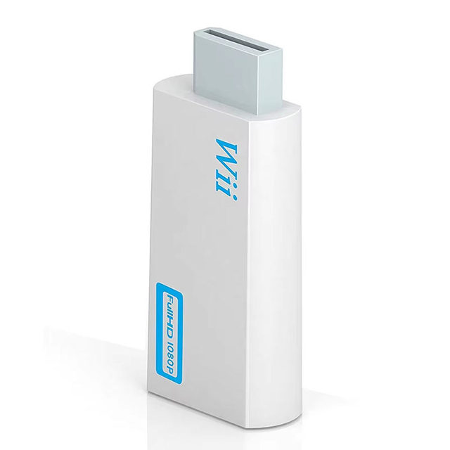 1080P Full HD Wii to for HDMI Converter Adapter for Nintendo Wii HDMI-Compatible with 3.5mm Audio Jack & Output