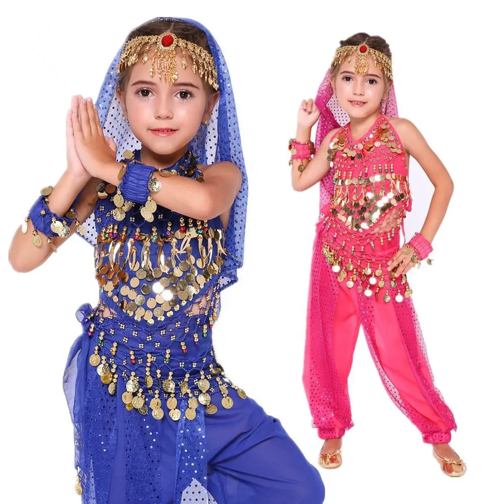 Kinder Bollywood Bauchtanz Harems hose Mädchen Bauchtanz hose Bauchtanz kostüm