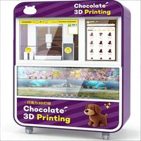 Machine d'impression de chocolat industrielle entièrement automatique et efficace, imprimante 3D de chocolat, divers modèles disponibles à la vente