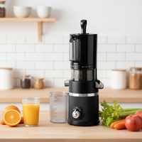 Extracteur de jus d'orange électrique HGM, silencieux, à pression lente, avec fonction inversée, 200W, pression à froid, automatique, 4,32 pouces, pour usage domestique