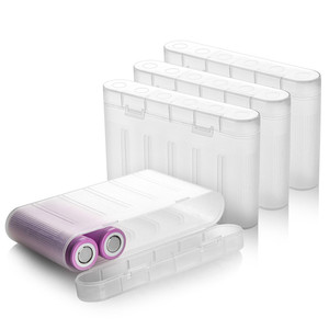 Scatola di immagazzinaggio di plastica della cassa di batteria 18650x6 per 6pcs 18650 - Product Image 5