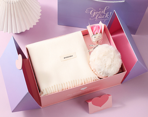 Set Regalo Invernale di Lusso per Donna, Elegante e Moderno, Personalizzabile in Acciaio Inossidabile <span class=keywords><strong>Rosa</strong></span> e Viola, Ideale per Natale e Ringraziamento - Product Image 4